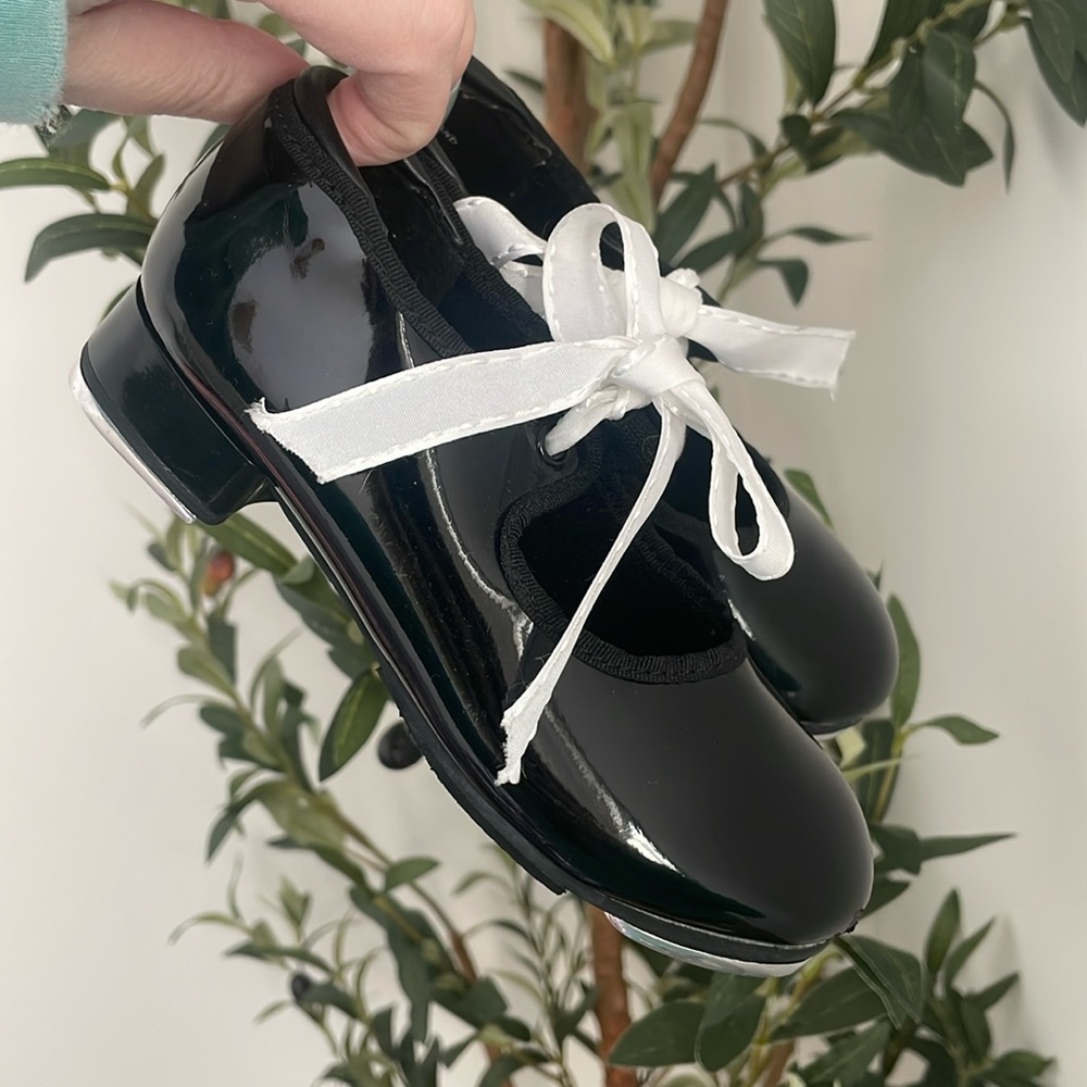 Little girl tap shoes